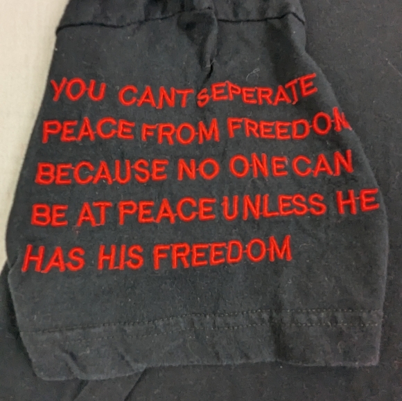 Well Established Short Sleeve Too Inspirational Quote about Freedom Medium - Picture 6 of 8